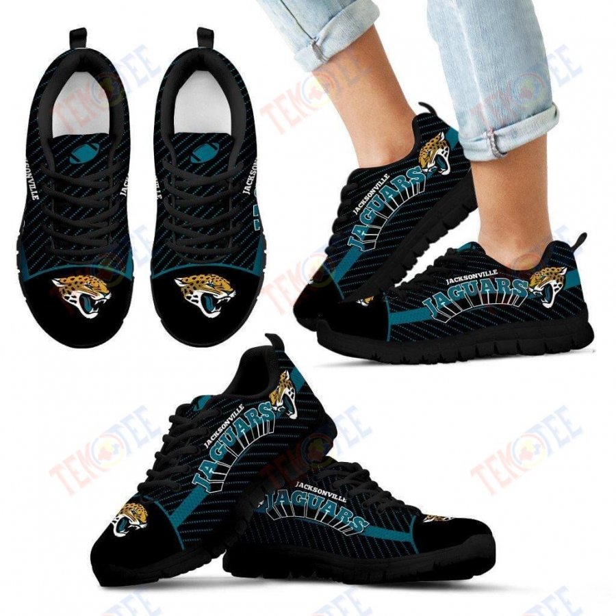 Mens Womens Jacksonville Jaguars Sneakers Lovely Stylish Fabulous Little Dots Running Shoes For Men Women TDT744