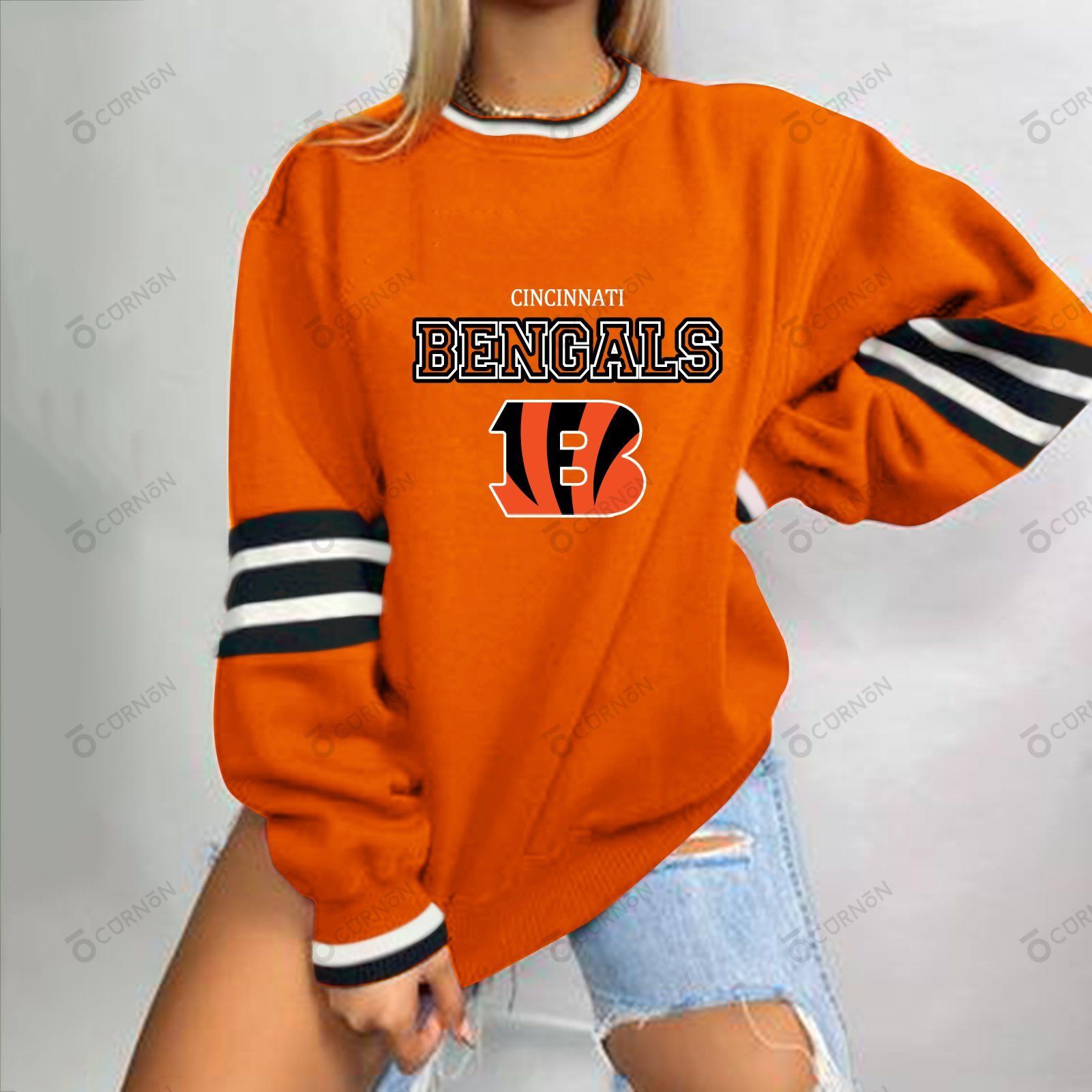 Cincinnati Bengals 3D Printed Sweater