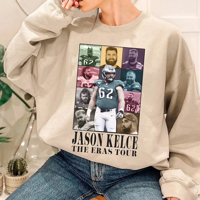 Jason Kelce The Era Tour T-Shirt, American Football Shirt, Football Fan Gifts Sweatshirt