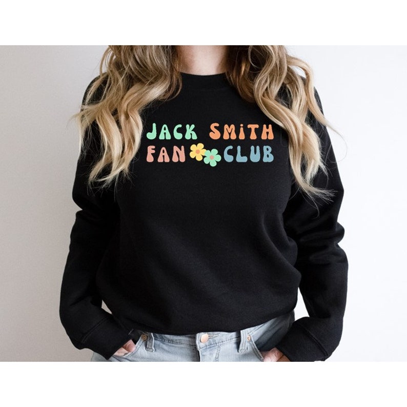 Jack Smith Sweatshirt, Jack Smith Fan Club, Crewneck Sweatshirt, Gift For Her, Usa Shirt