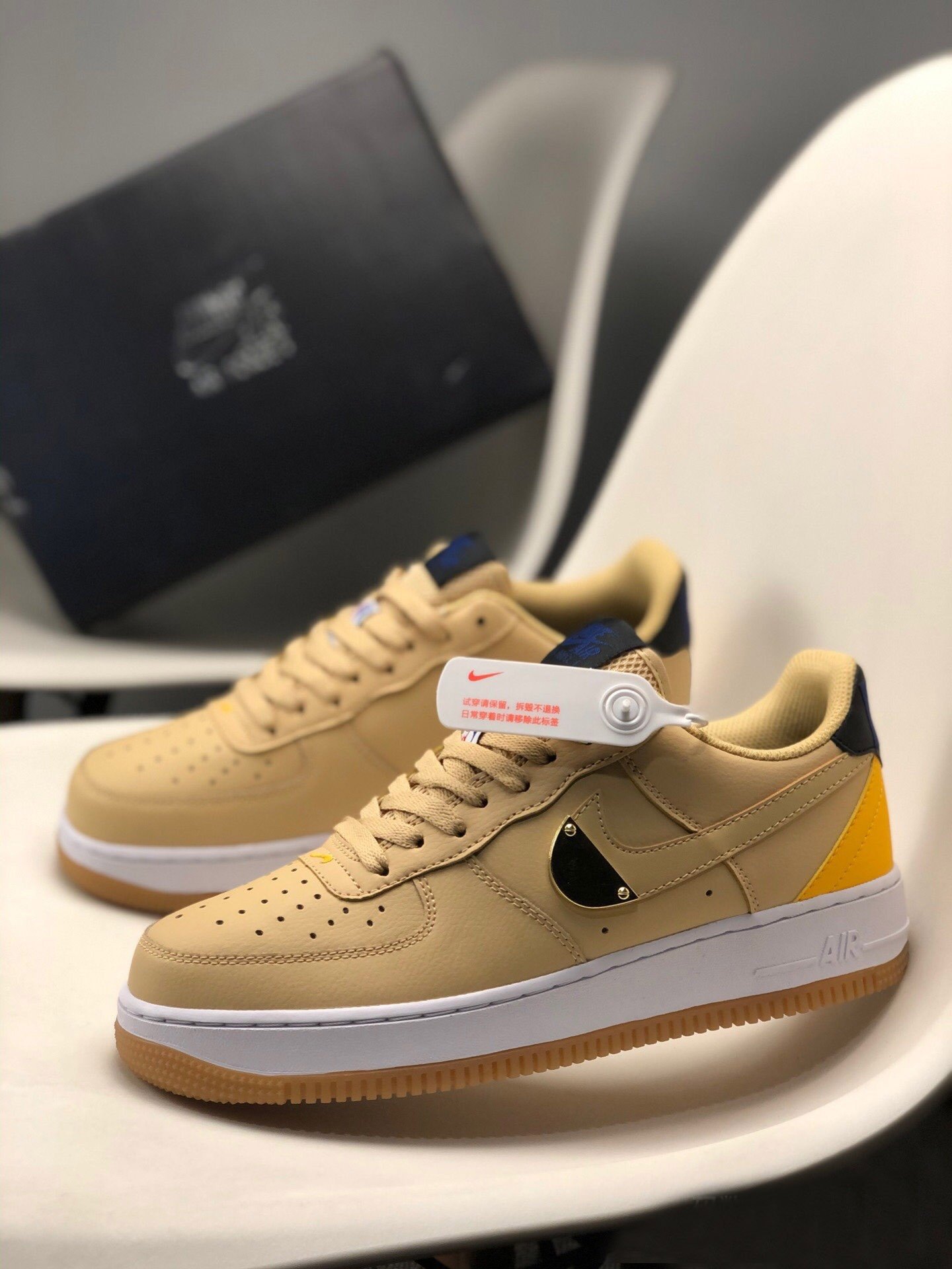 NBA x Nike Air Force 1 Low Tan Yellow CT2298-200 5340774