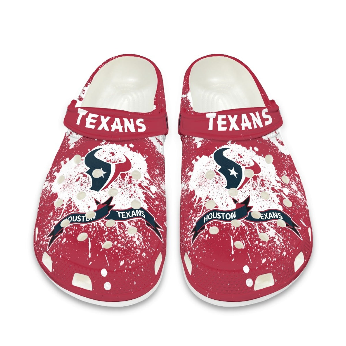 Houston Texans Crocs Clog Shoes