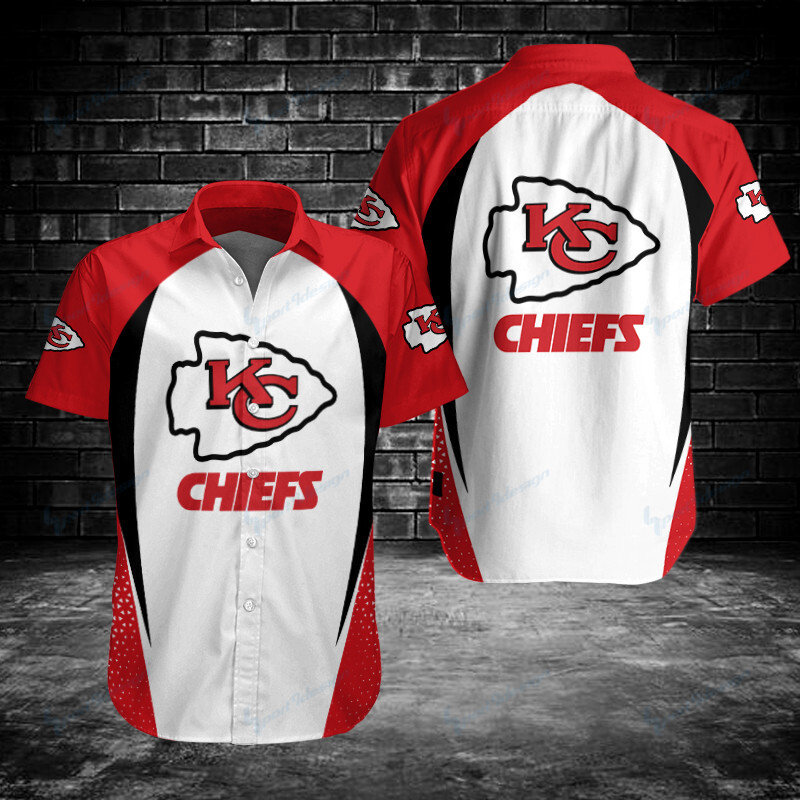 Kansas City Chiefs Button Shirts Bg91