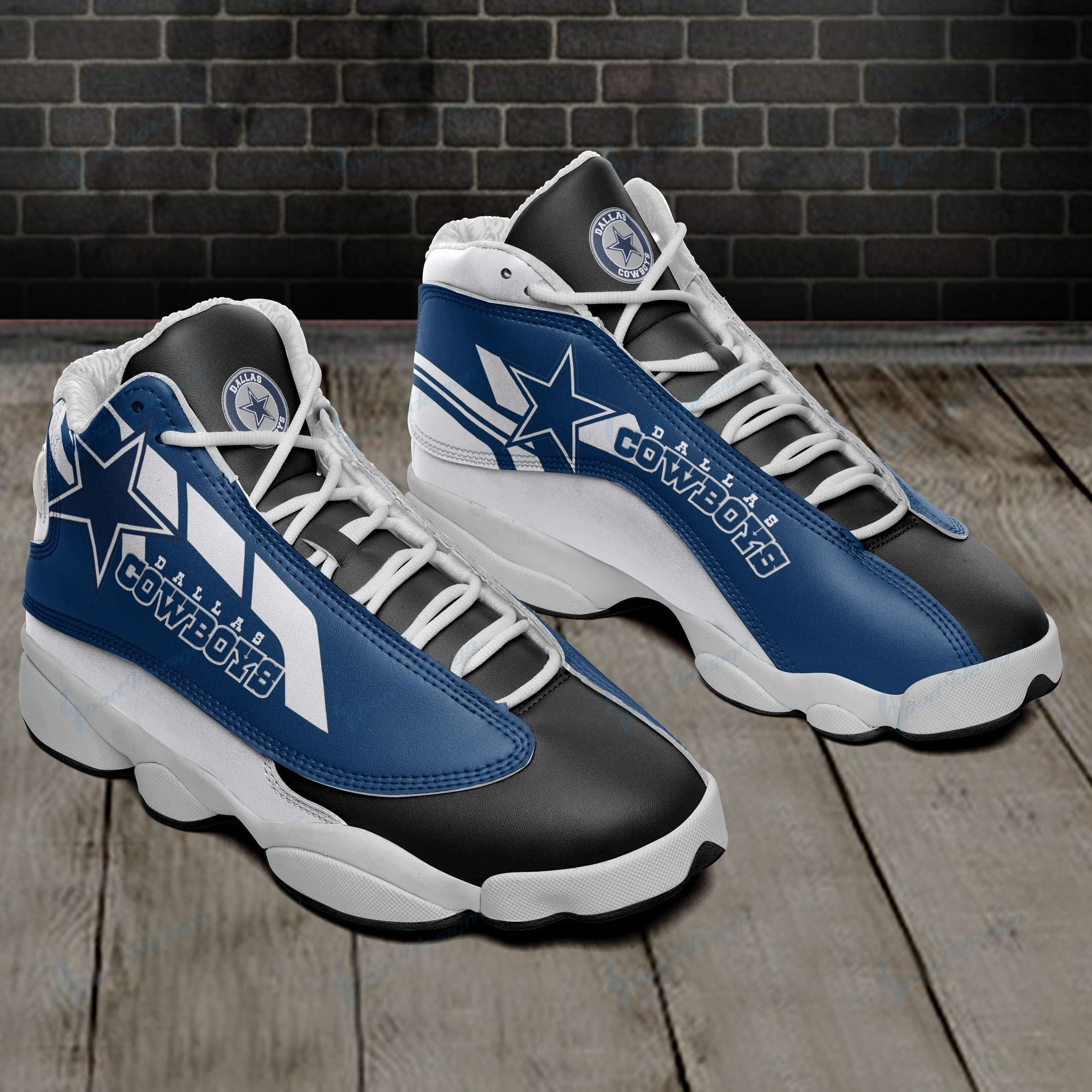 Dallas Cowboys Air JD13 Sneakers 580