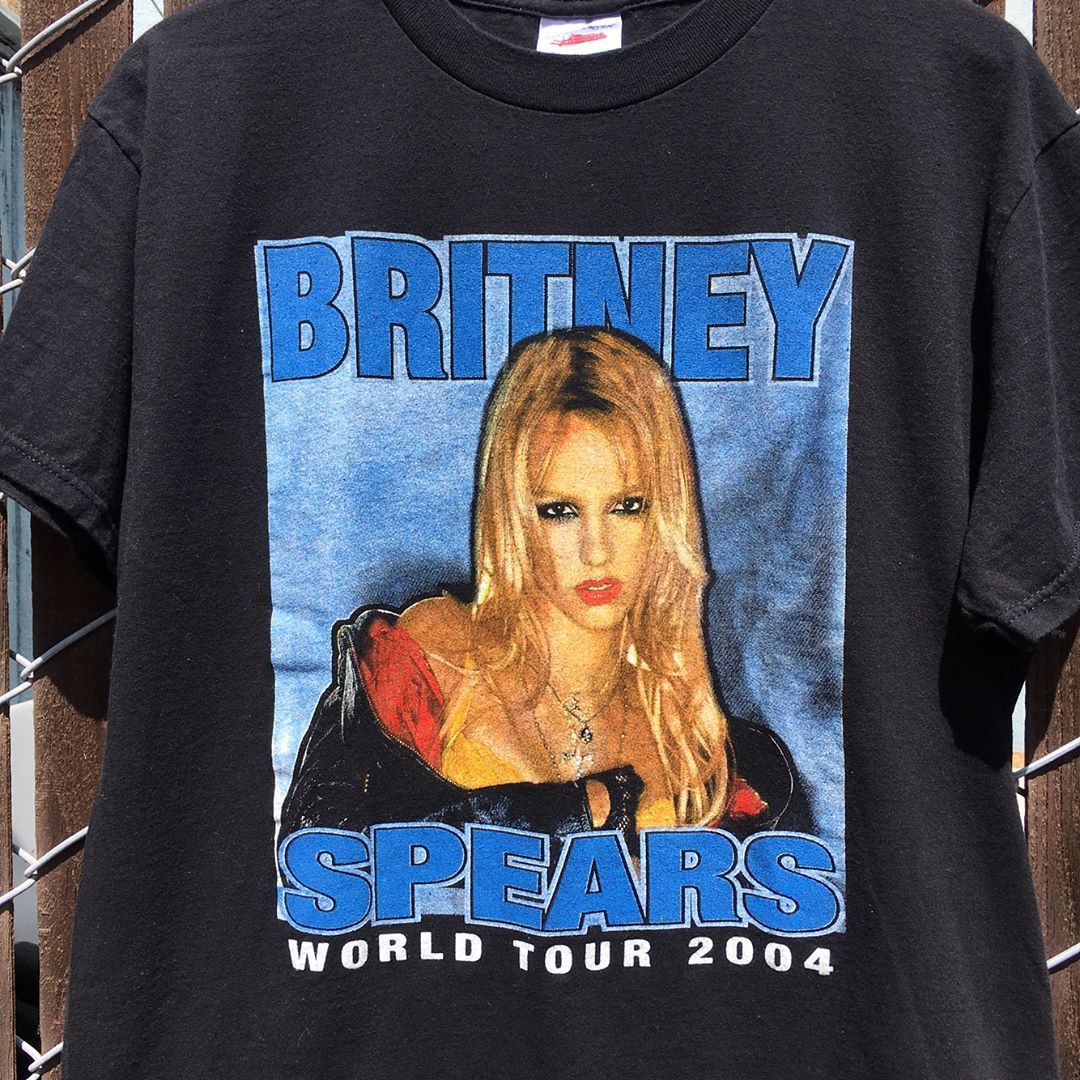 P F R Vintage On Instagram 2004 Britney Spears World Tour Shirt