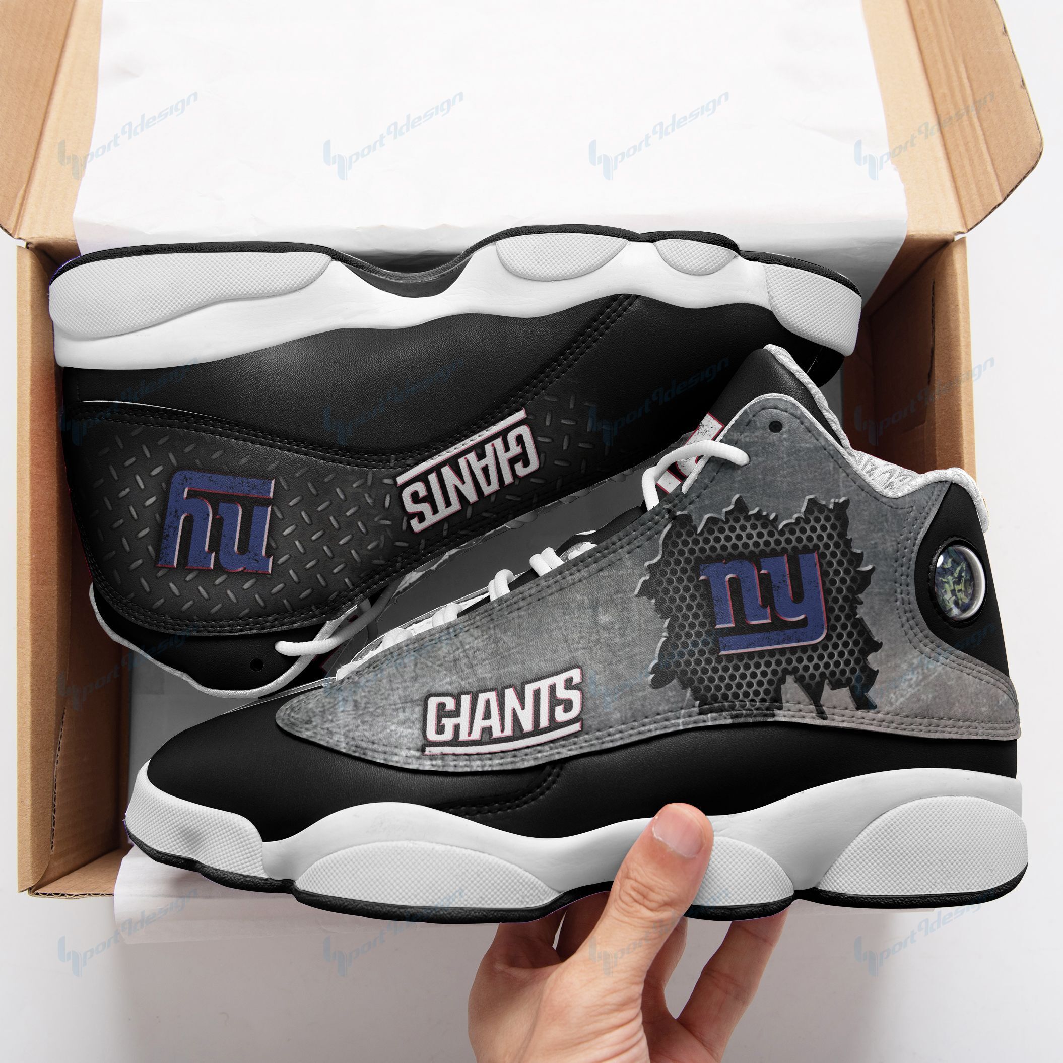 New York Giants Air JD13 Sneakers 216