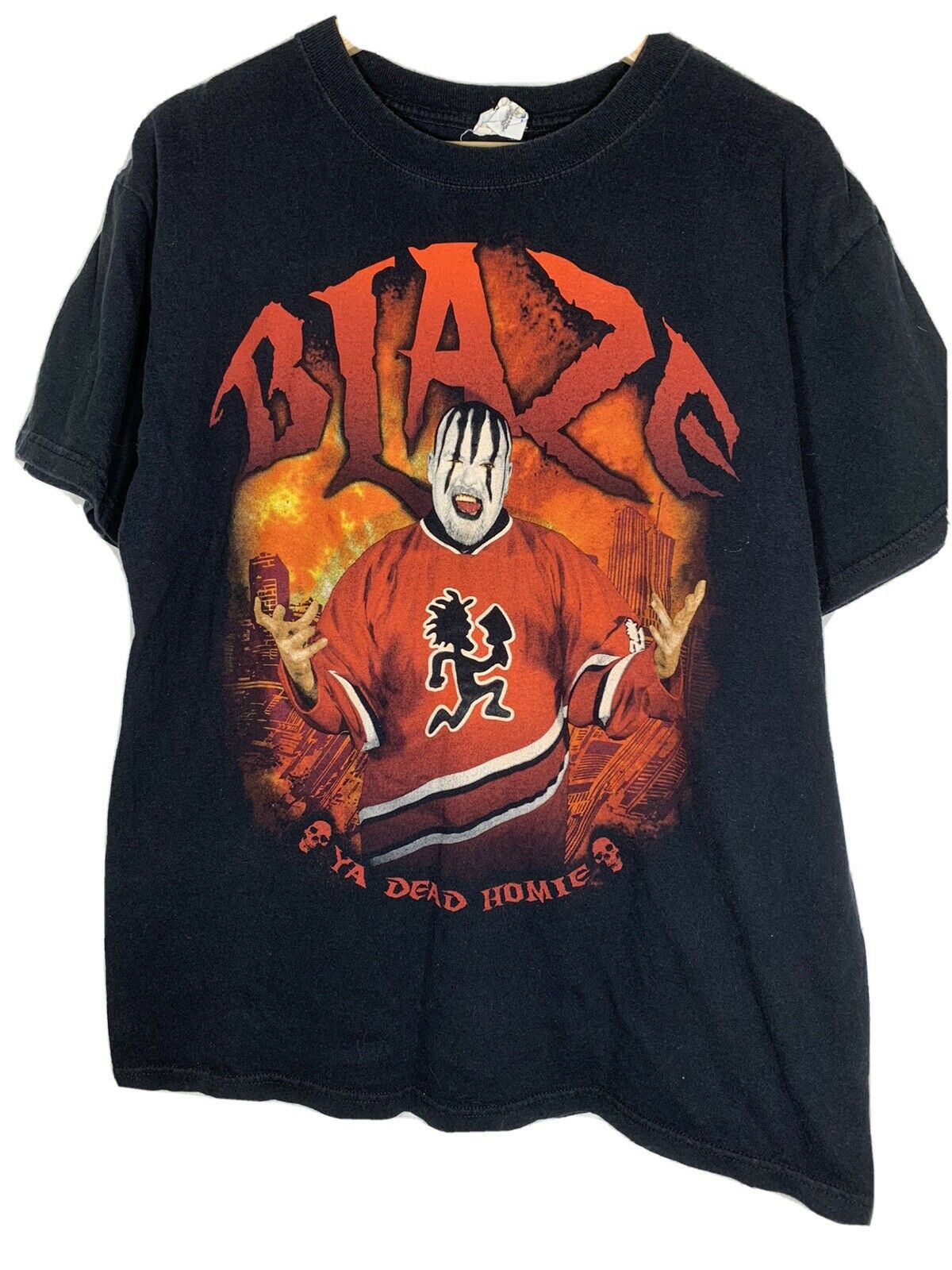 Vintage Insane Clown Posse Blaze Concert Ya Dead Homies T-shirt Black Large