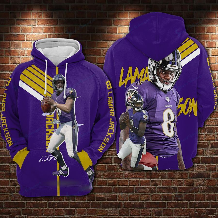 Lamar Jackson – Baltimore Ravens Limited Hoodie 714