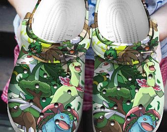 Grass Starters Pokemon Crocs Crocban &hellip;