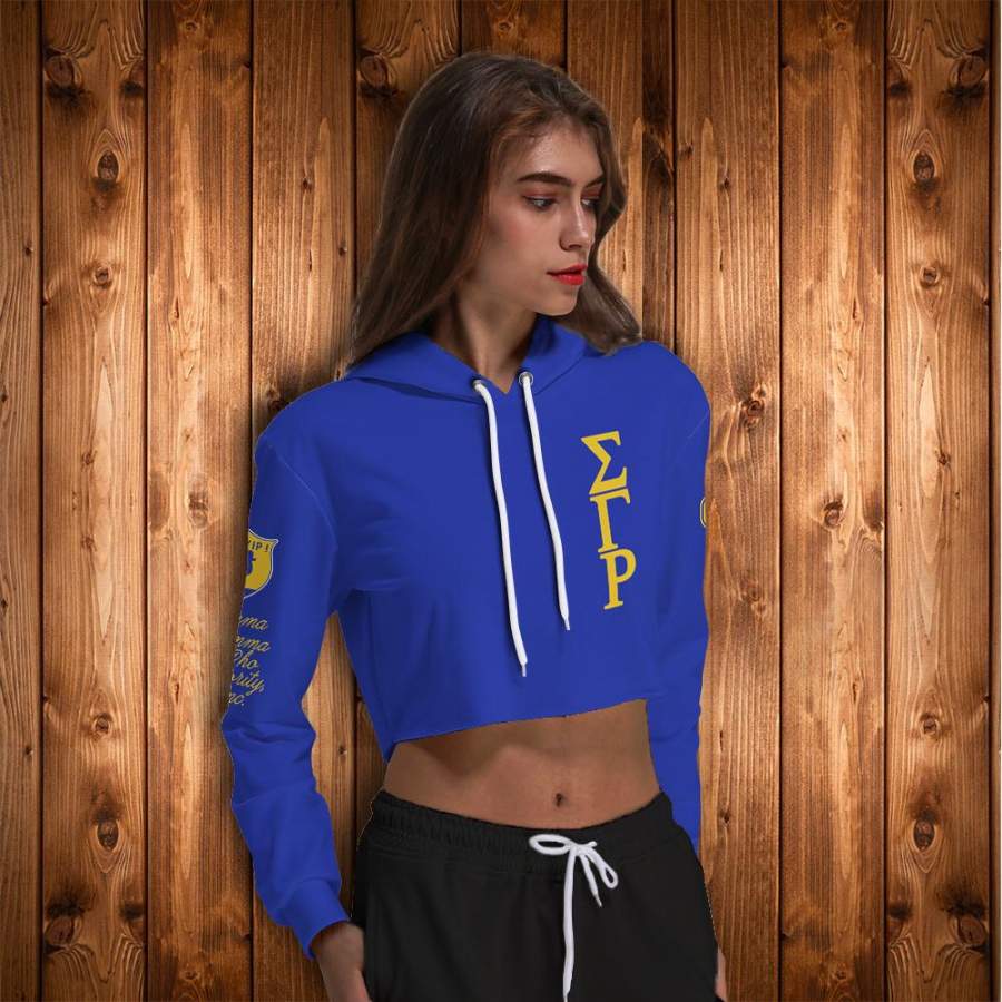 Sigma Gamma Rho Crop Hoodie 2120202 Txtrend Shop 1848