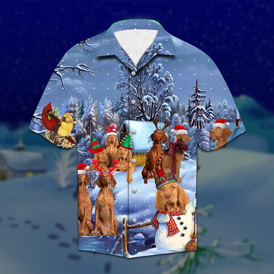 Vizsla Christmas Hawaiian Shirt | Unisex | Adult | Hw2086