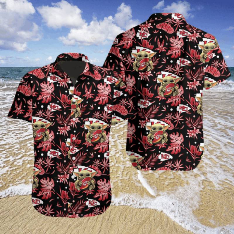 Kansas City Chiefs Flower Hawaii 3D Shirt With Shorts KSCC3D04180620