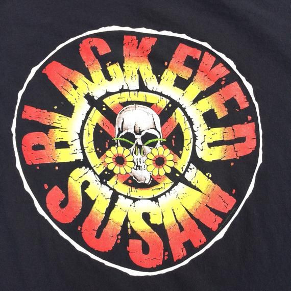 Vtg Black Eyed Susan 80S 90S Glam Metal Rock Electric Rattlebone Tour Shirt