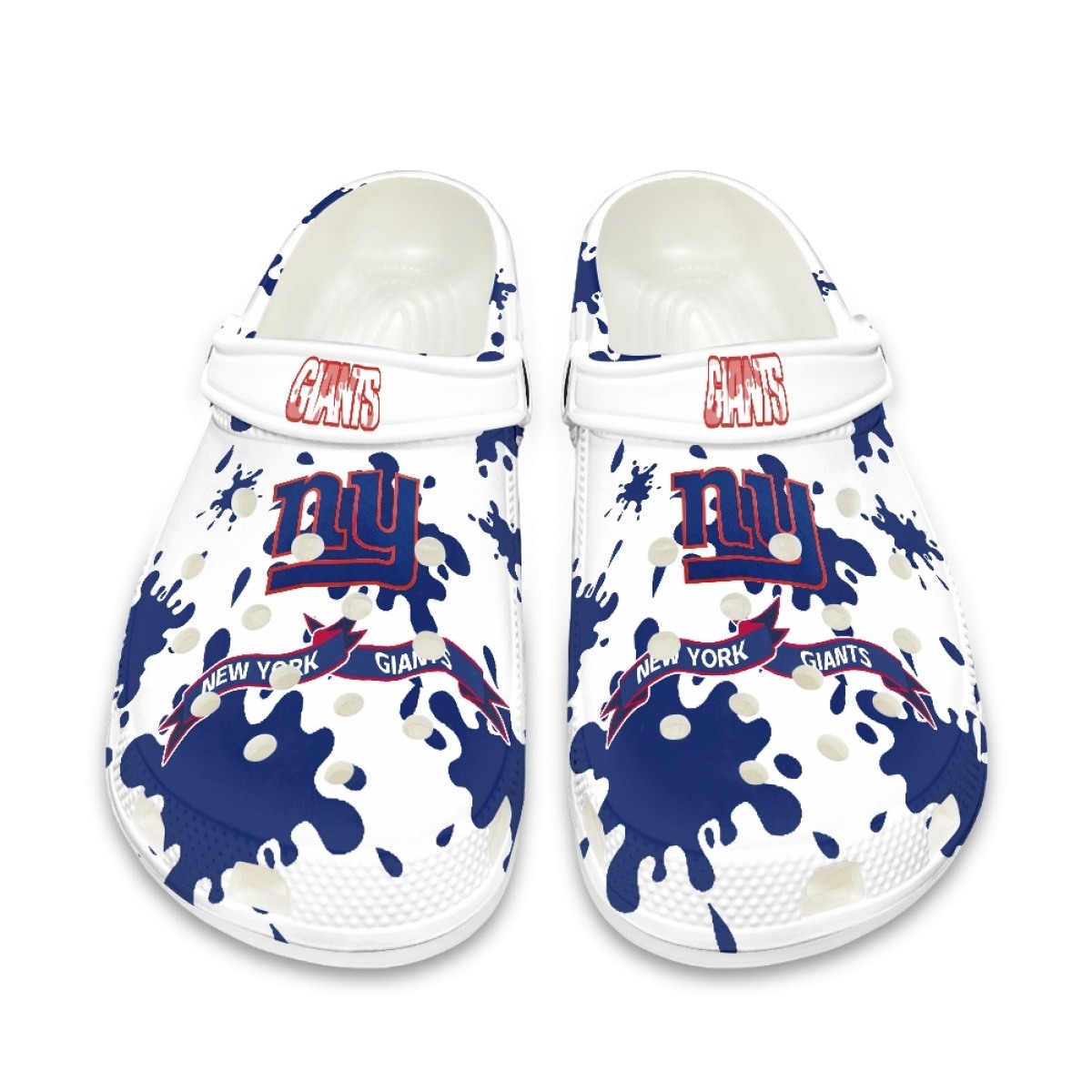 New York Giants Shoes Cute Style#4 Crocs Shoes For Fans