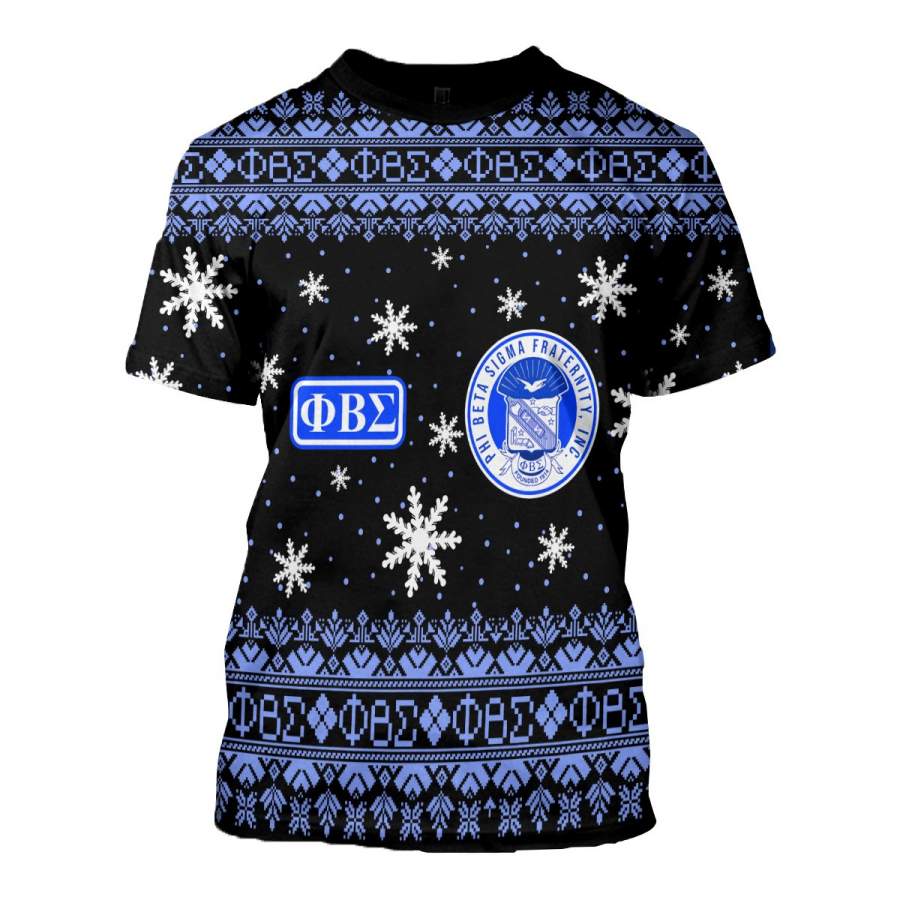 3D ALL OVER PHI BETA SIGMA UGLY SWEATER 31020193