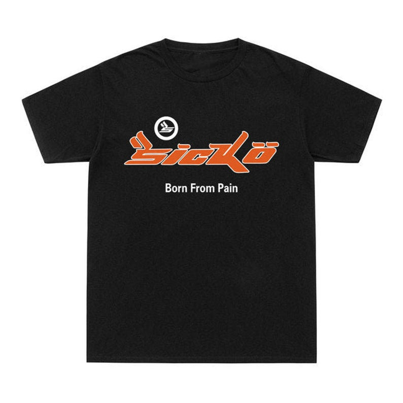 Sicko – T-Shirt Born From Pain, 2020 Coton, Style Hip Hop, Col Rond, Streetwear, Kanye West Tops