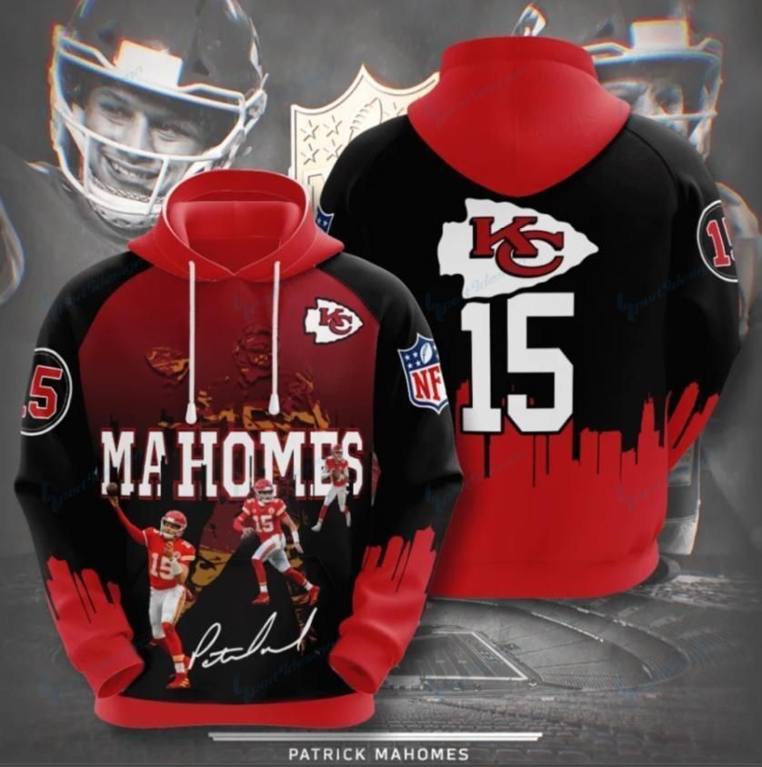 Kansas City Chiefs 3D Limited Hoodie 3016