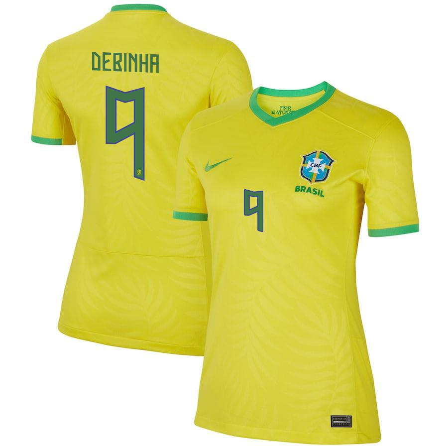 Debinha 9 Brazil Women’S National Team 2023-24 World Cup Home Women ...