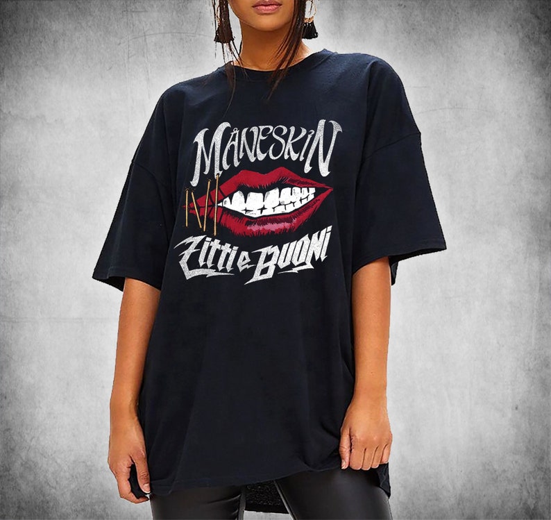 Maneskin T-Shirt Retro Victoria Movie Shirt, Retro Eurovision, Damiano, Shut Up And Good Movie