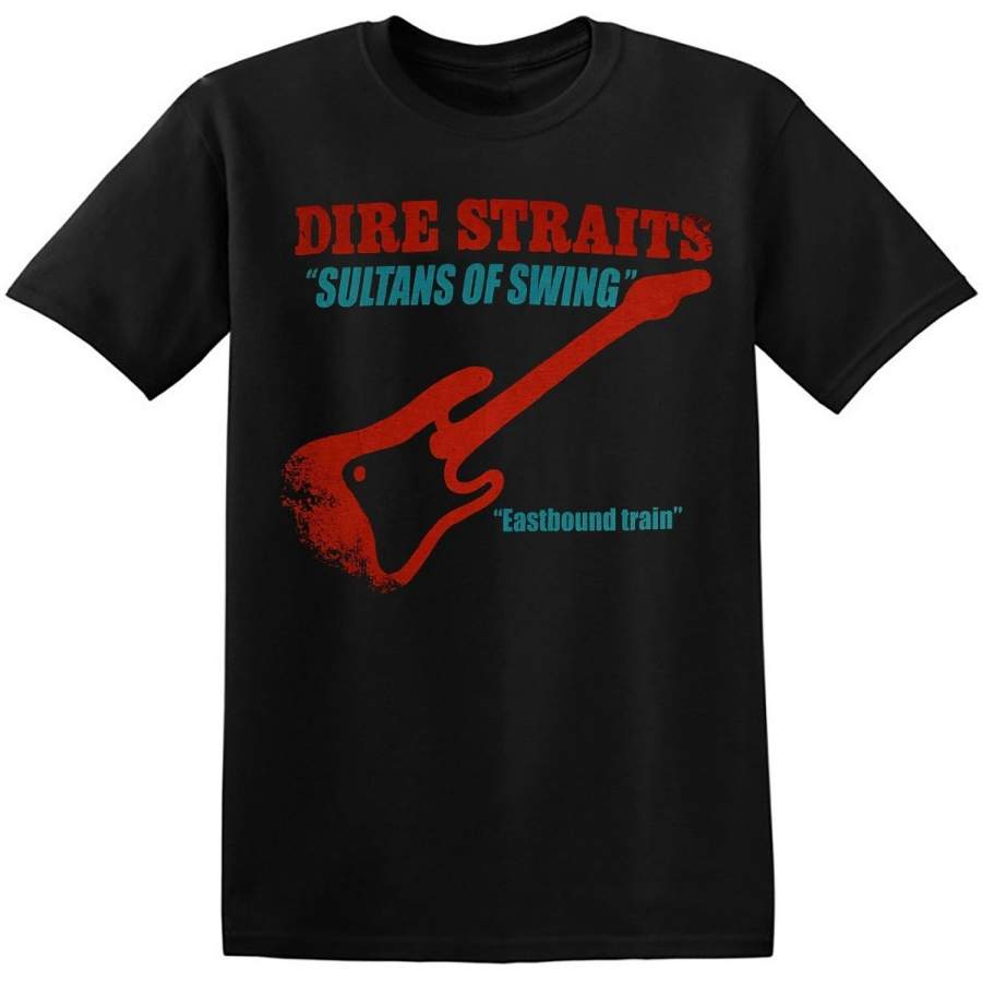 Details About   Dire Straits Cool Old Band Shirt Black Vintage Classic Rock Band T Shirt 1-A-076