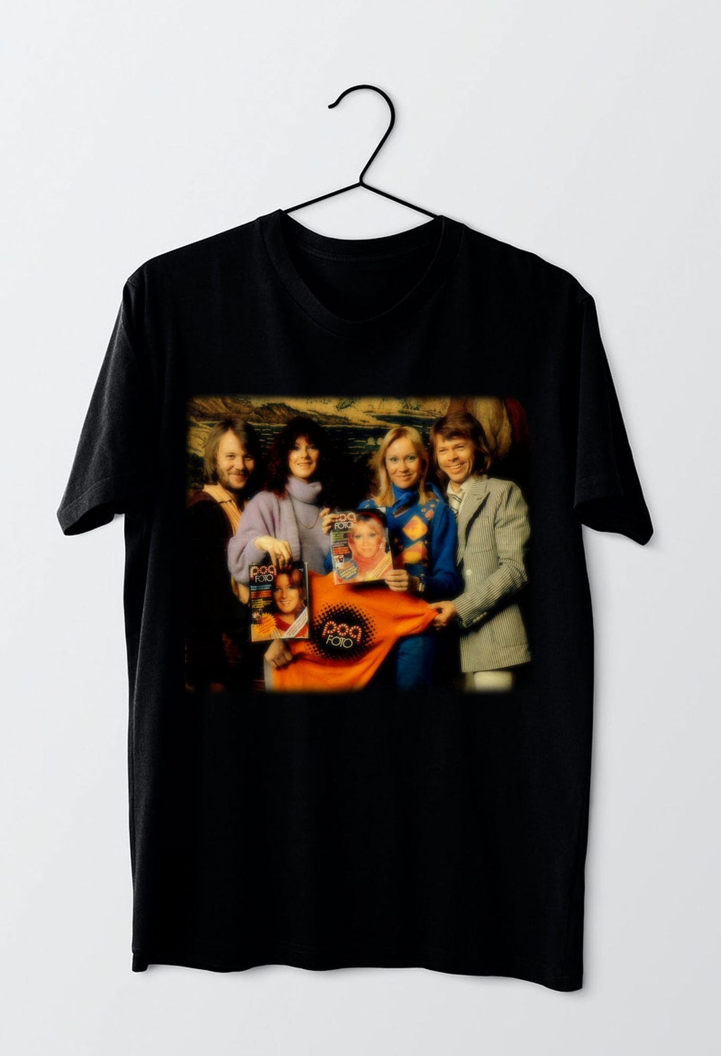 Abba Pop Band T-shirt Abba Shirt Music Shirt Vintage 90s Shirt Band Shirt Legendary Band Shirt Gift For Fan Gift For Himgift For Her