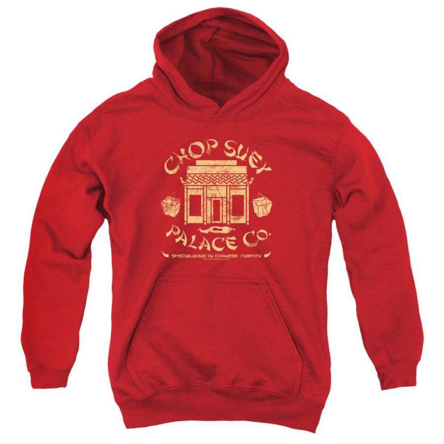 A Christmas Story Chop Suey Palace Kids Youth Hoodie Red