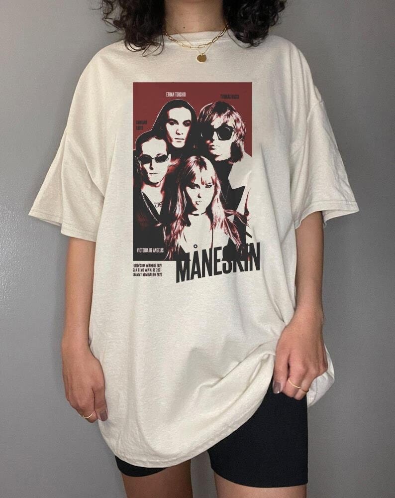 Maneskin Tour 2023 Shirt, Maneskin T-Shirt, Vintage Shirt, World Tour Shirt, Måneskin 2023 World Tour Tee