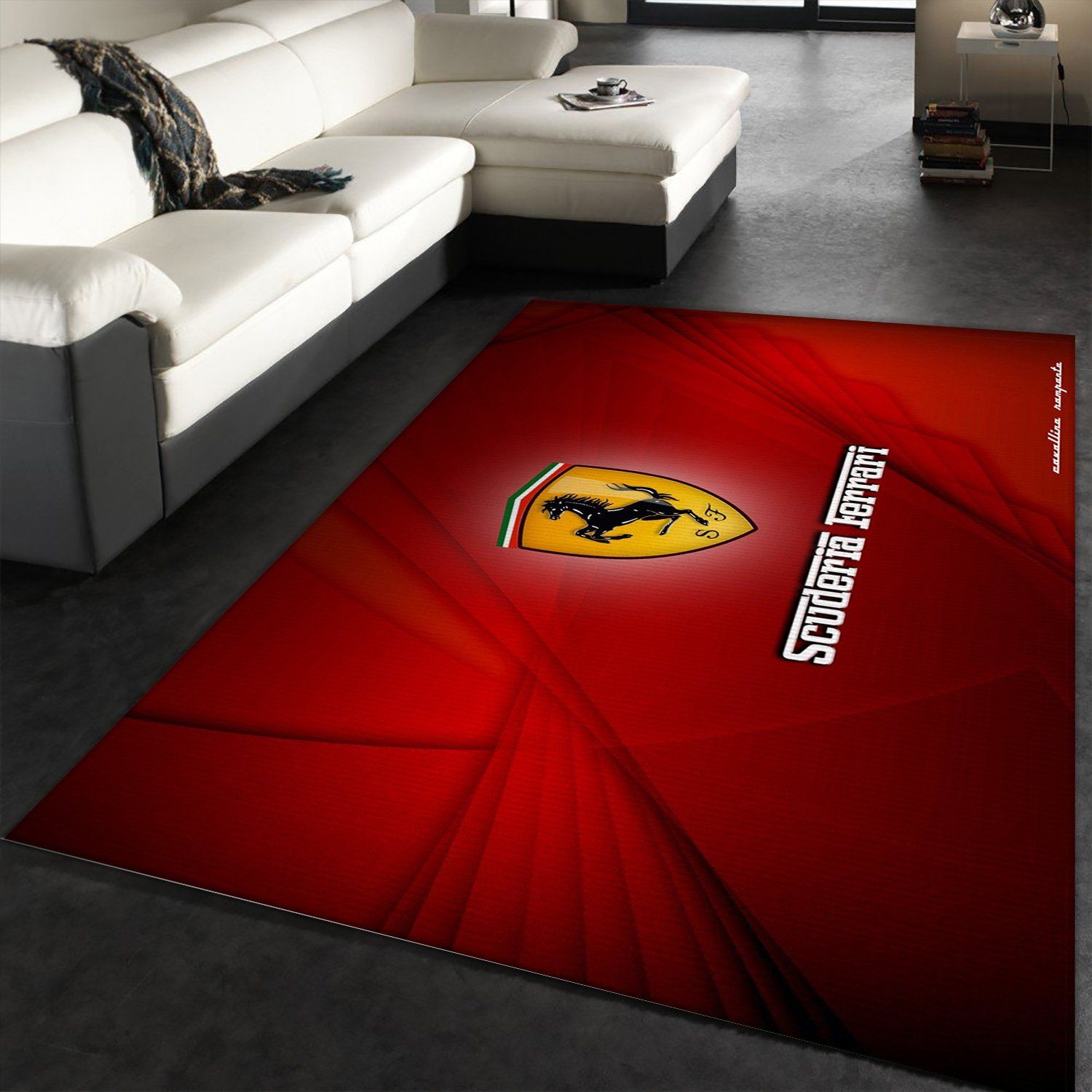 Ferrari Rug Bedroom Christmas Gift US Decor