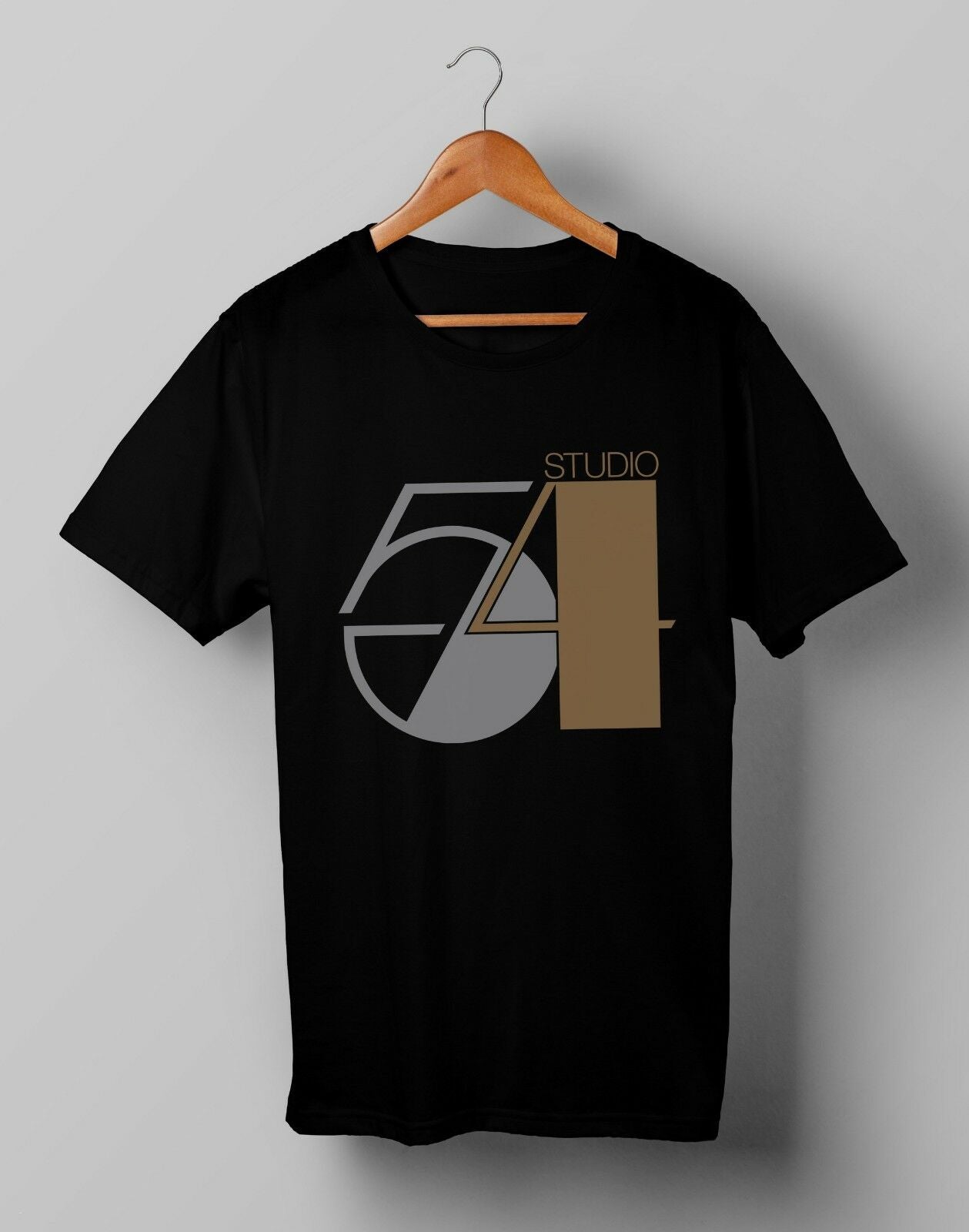 Vintage Studio 54 Oldschool Dance Retro Tshirt Black