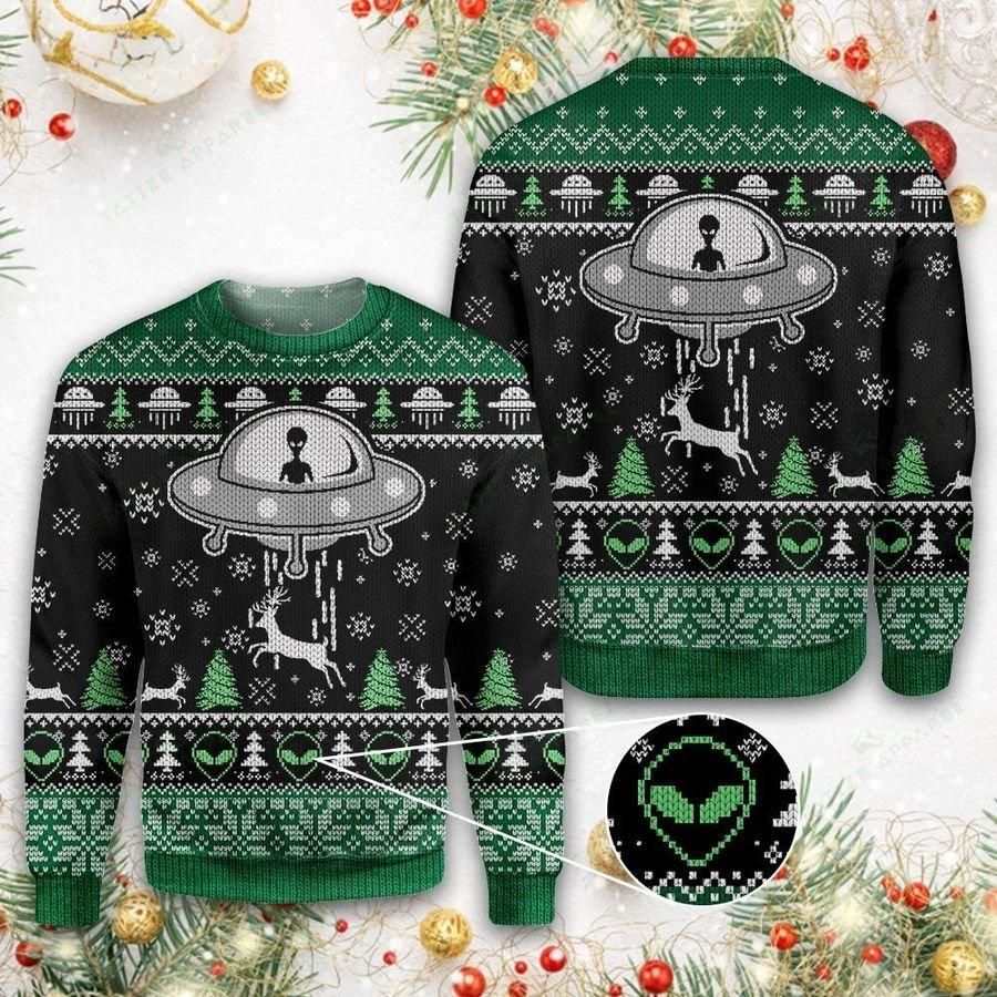 Christmas Alien Ugly Christmas Sweater For Men & Women – Orangershirt Store