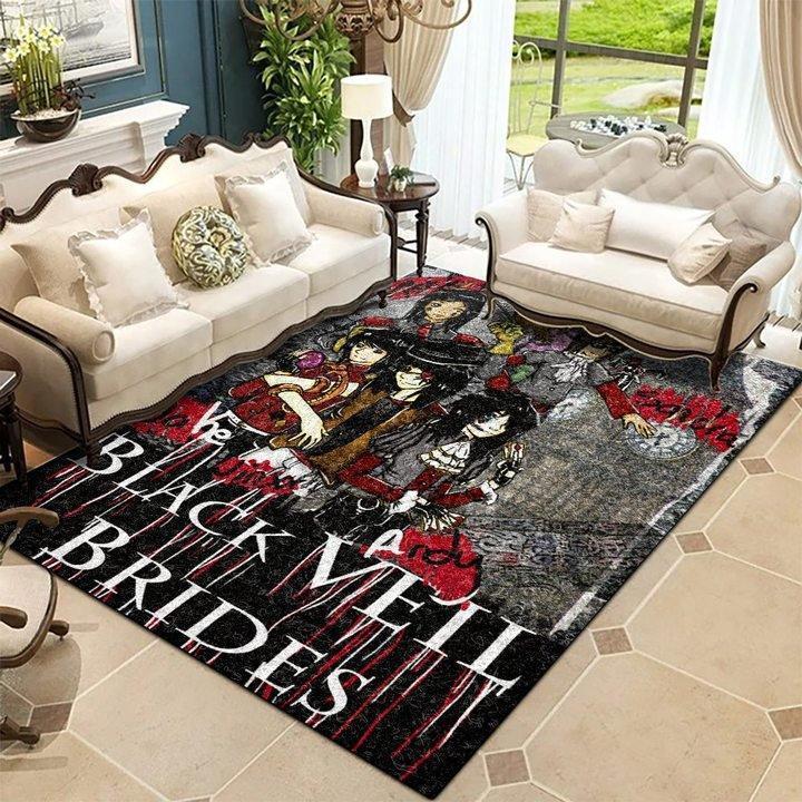 Black Veil Brides Band Rug / Area Ru &hellip;