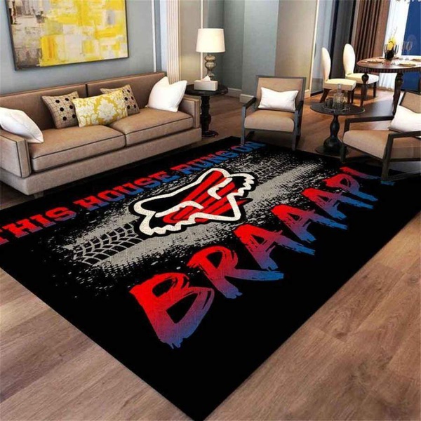 Honda Braaap Area Rug