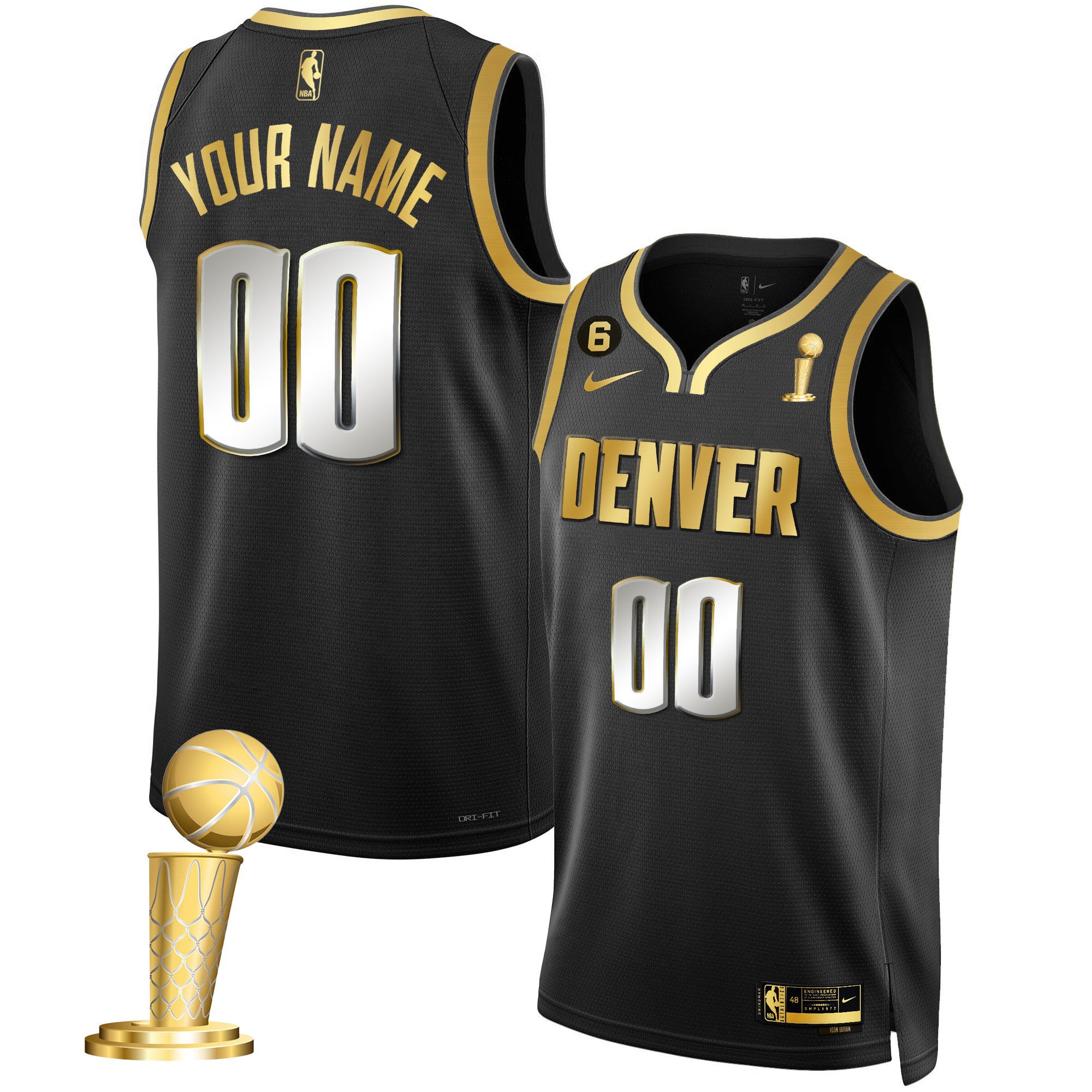 Denver Nuggets 2023 Champions Custom Jersey Collection All Stitched