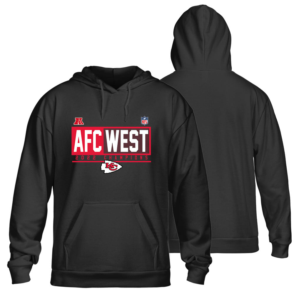 Kansas City Chiefs Afc West Champion Print 2D Hoodie