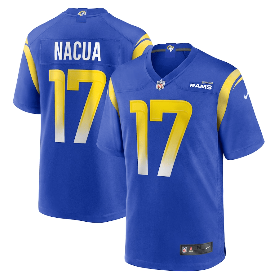 Puka Nacua Los Angeles Rams Game Jersey – All Stitched