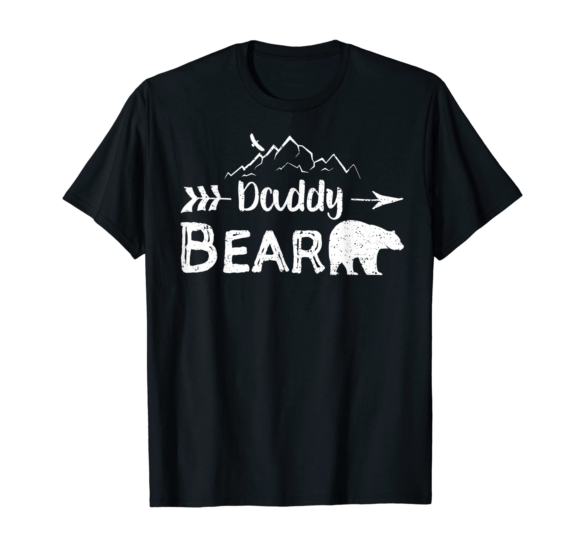 Mens Daddy Bear Shirt Matching Family Mama Papa Bear Camping Gift