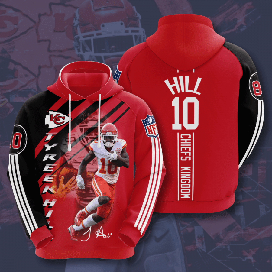 Kansas City Chiefs Tyreek Hill 62 Unisex 3D Hoodie Gift For Fans