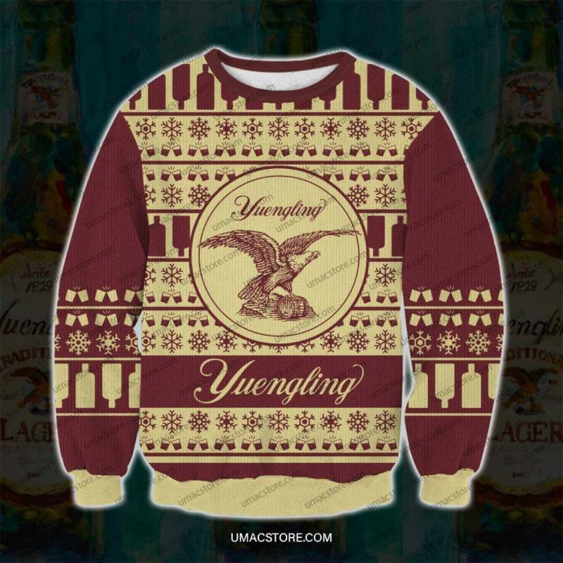 Yuengling 1110 Print Ugly Christmas Sweatshirt