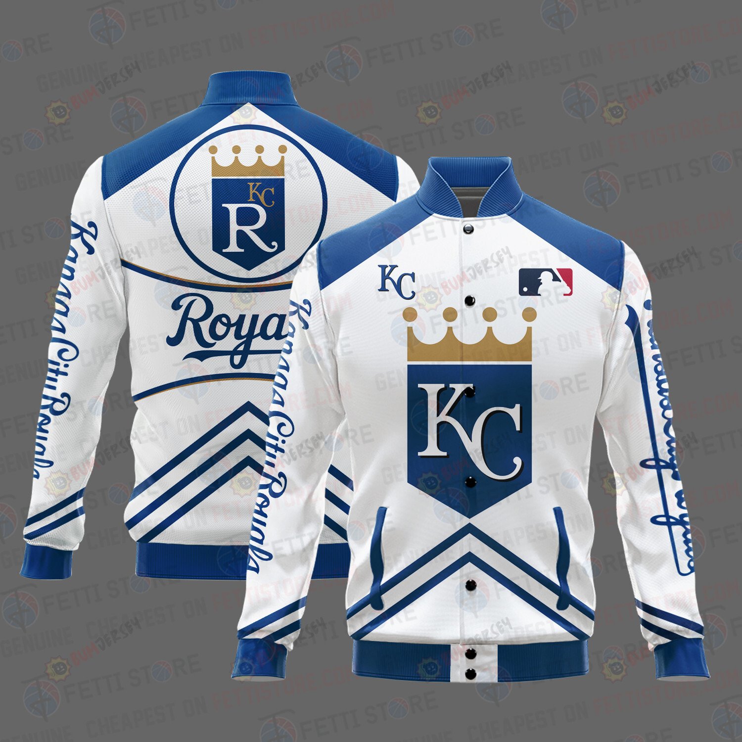 Kansas City Royals – Major League Baseball Aop Varsity Jacket V4