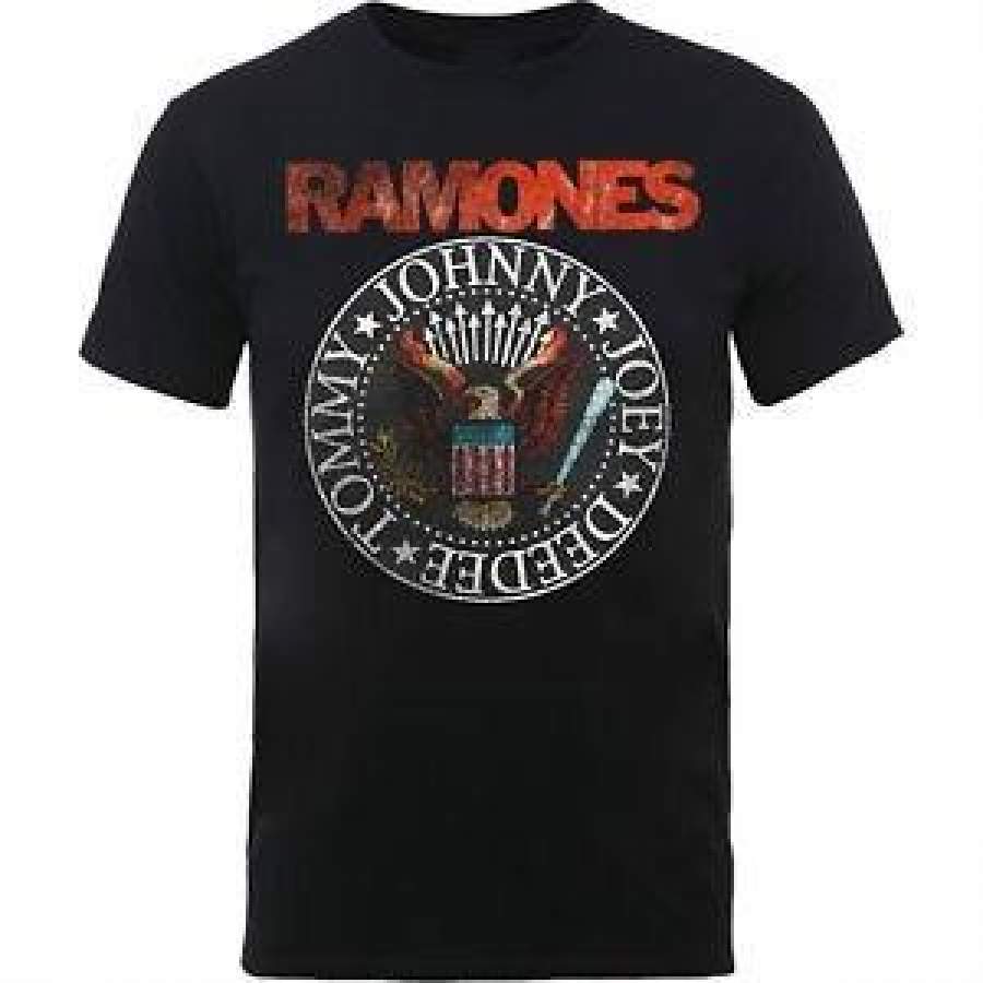 Fashion T Shirt Design the Ramones Vintage Eagle Seal Men’s New Punk T Shirt