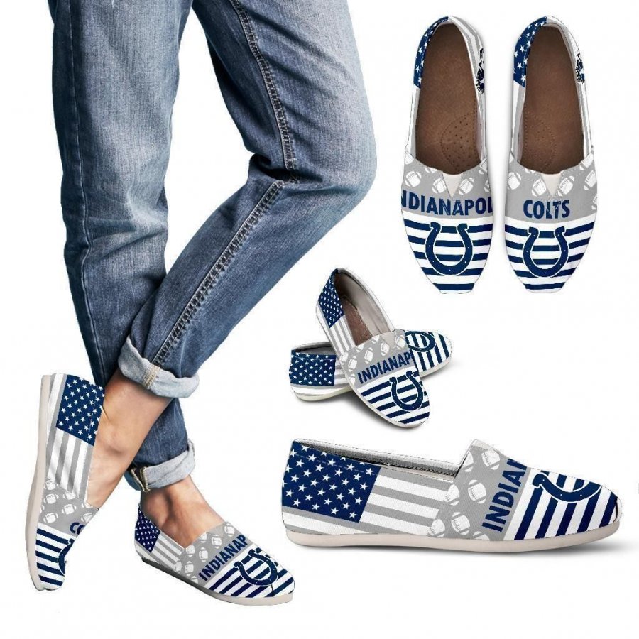 American Flag Indianapolis Colts Casual Shoes #459