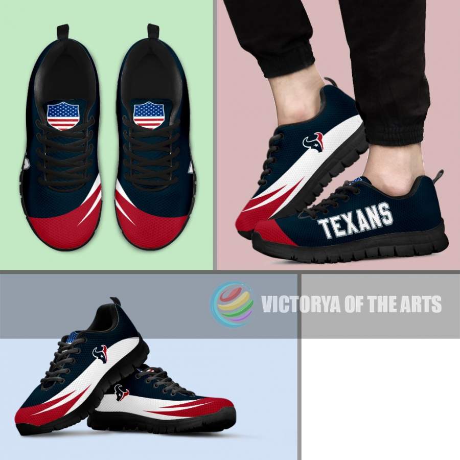 Awesome Gift Logo Houston Texans Sneakers