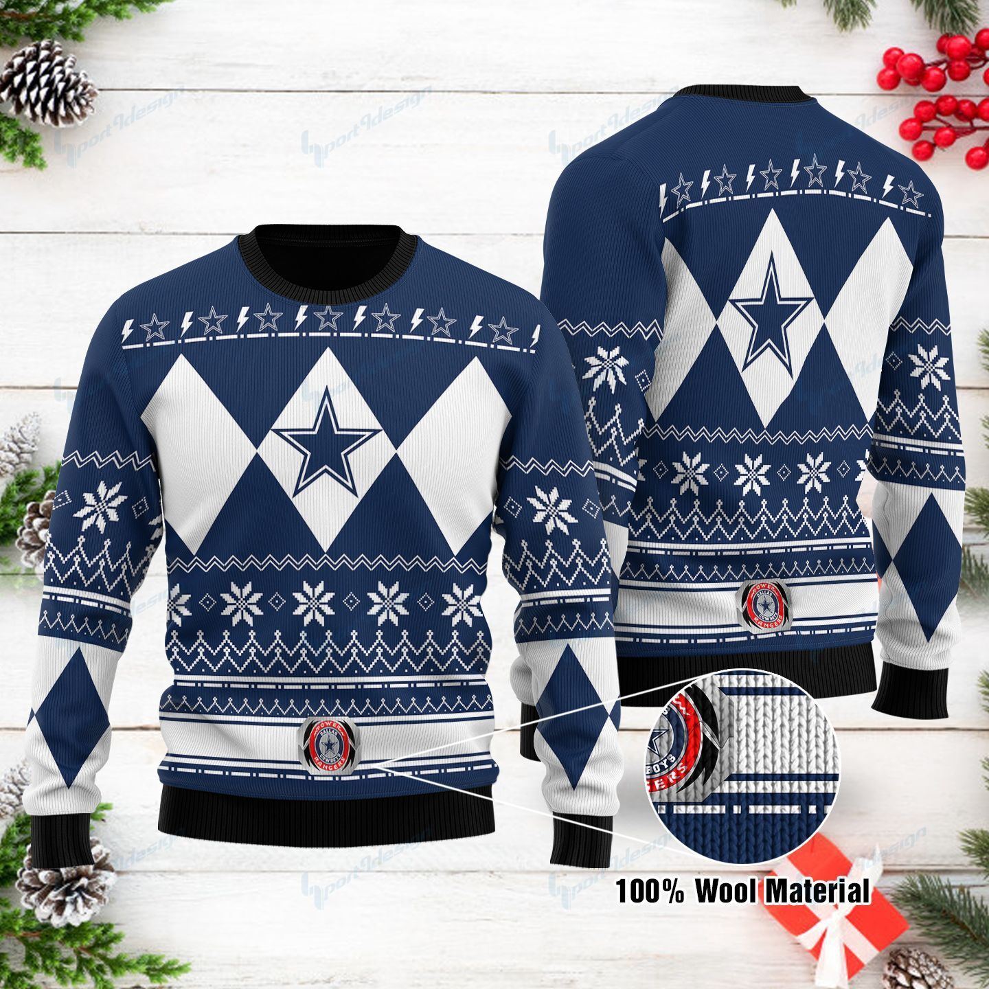 Dallas Cowboys Woolen Sweater 82