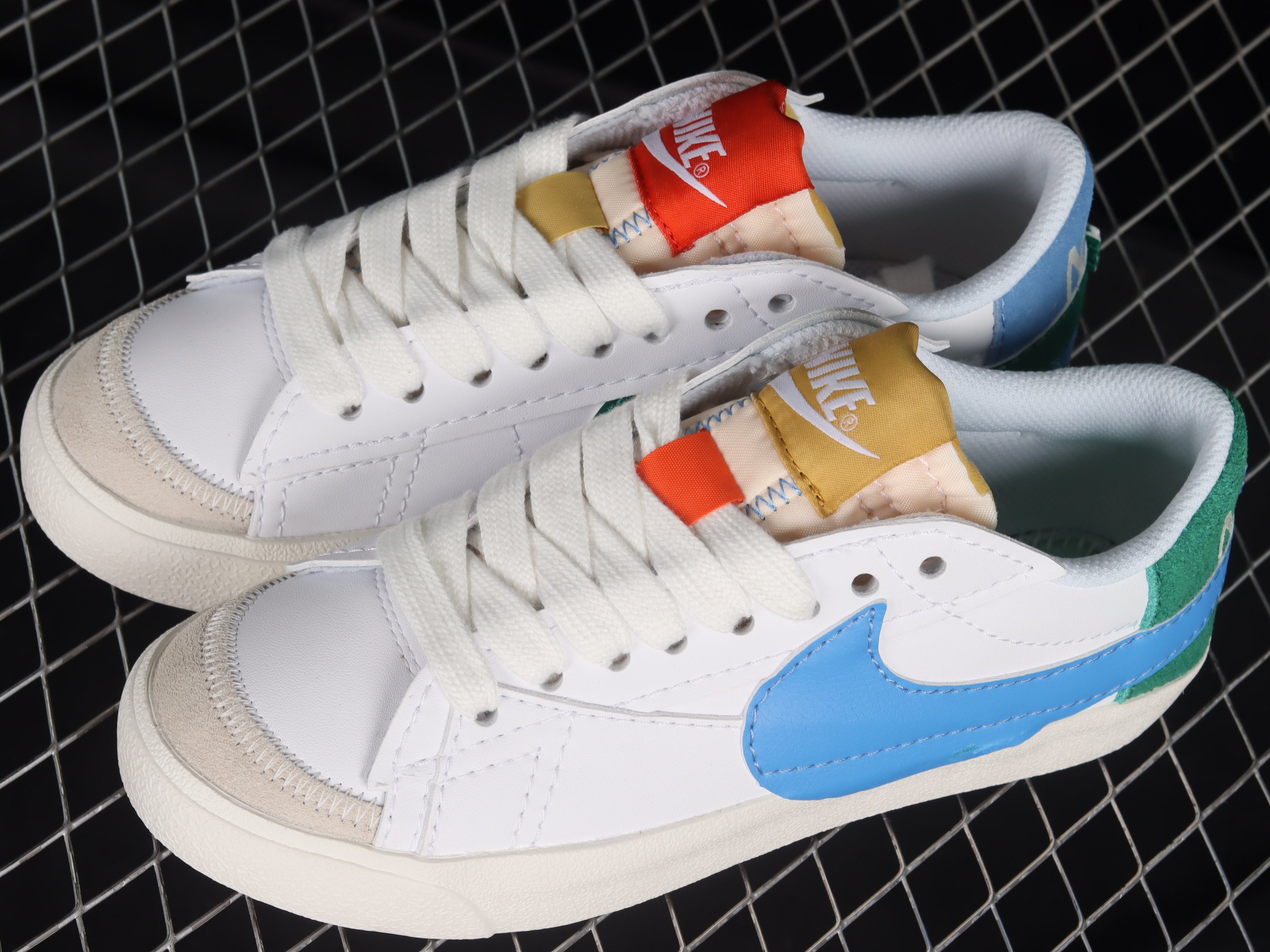 Nike Blazer Low ’77 Jumbo WhiteUniversity Blue Shoes Sneakers SNK492661836