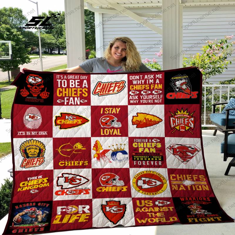 Kansas City Chiefs quilt blanket 02