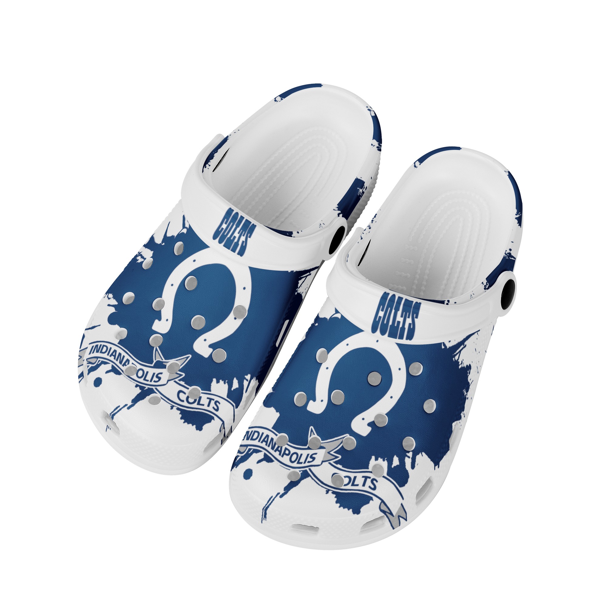 Indianapolis Colts Crocs Shoes Cute Style#1 Shoes For Fans