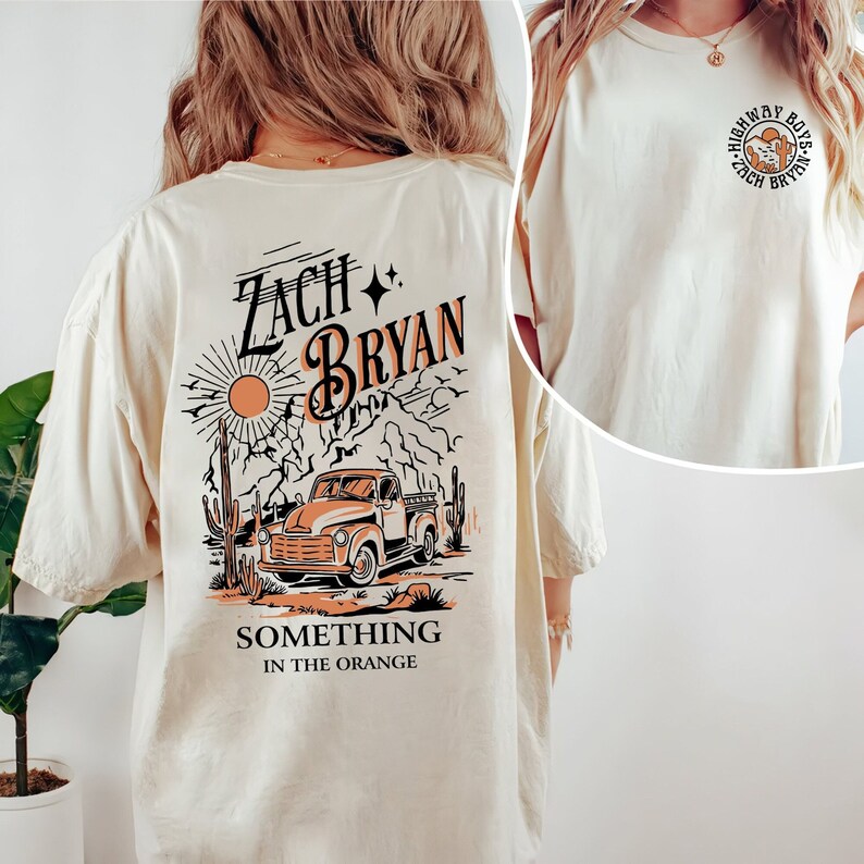 Zach Bryan Highway Boys Comfort Colors Shirt, Something In The Orange Shirt, Country Music Shirt,Country Concert Shirt,Western Country Shirt