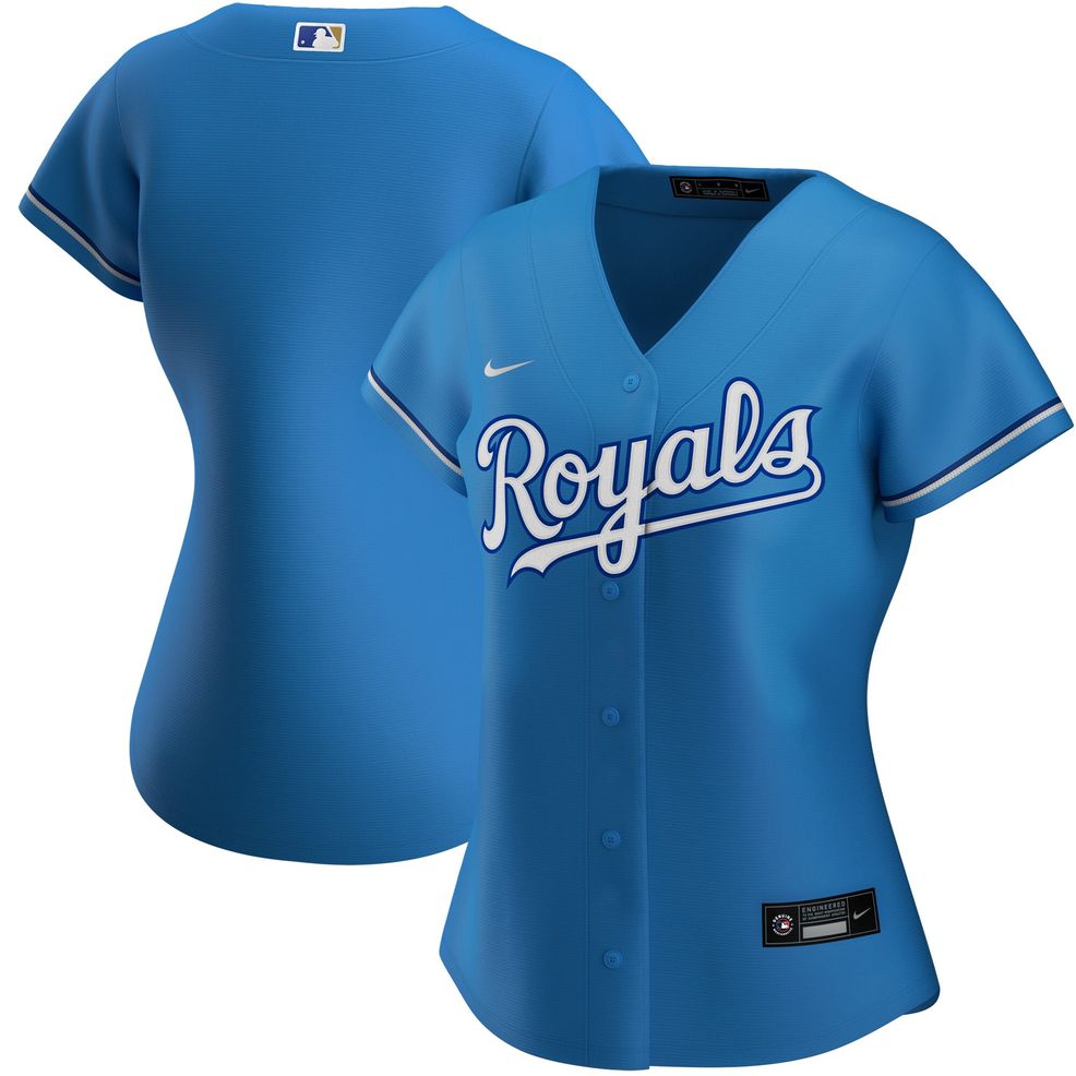 Kansas City Royals Women’S Alternate Replica Team Jersey – Light Blue