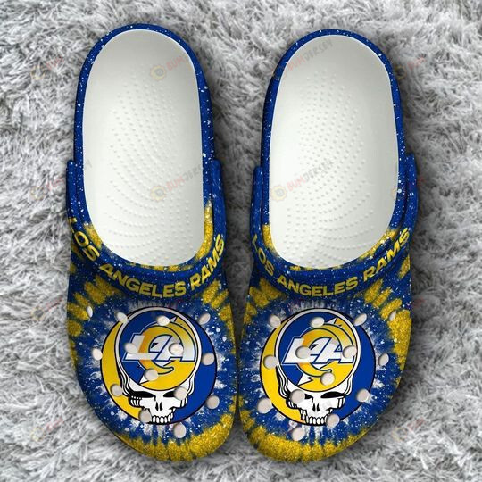 Los Angeles Rams Grateful Dead Pattern Crocss Classic Clogs Shoes – Aop Clog