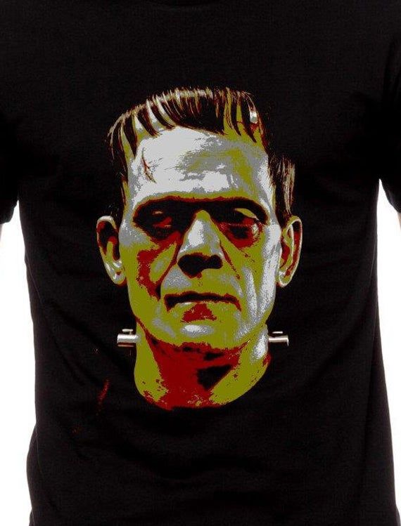 Frankenstein Face T Shirt Halloween Shirt Gift For Horror Movie Fan Gift For Halloween Zombie Tee Frankenstein Shirt Halloween Costume Th013 Livingtee